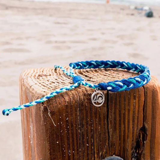 4Ocean Bali Boarder Braided Bracelet-Accessories - Jewelry-4Ocean-Signature Blue-Appalachian Outfitters