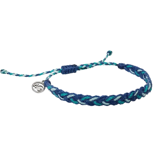 4Ocean Bali Boarder Braided Bracelet-Accessories - Jewelry-4Ocean-Signature Blue-Appalachian Outfitters