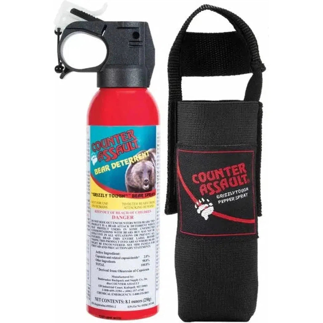 Adventure Medical Kits Counter Assault 32-Foot Bear Spray (8.1 oz.) with Holster-Camping - Accessories-Adventure Medical Kits-Appalachian Outfitters