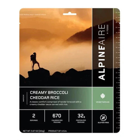 AlpineAire Creamy Broccoli Cheddar Rice-Food - Backpacking-AlpineAire-Appalachian Outfitters