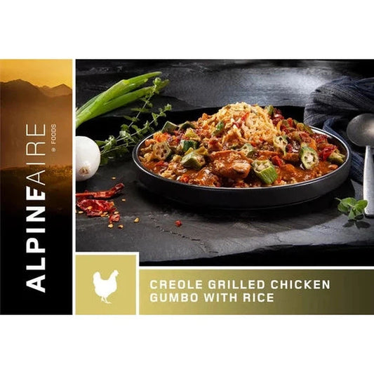 AlpineAire Creole Grilled Chicken Gumbo with Rice-Food - Backpacking-AlpineAire-Appalachian Outfitters