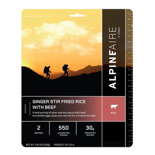 AlpineAire Ginger Stir Fried Rice with Beef-Food - Backpacking-AlpineAire-Appalachian Outfitters