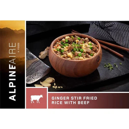 AlpineAire Ginger Stir Fried Rice with Beef-Food - Backpacking-AlpineAire-Appalachian Outfitters