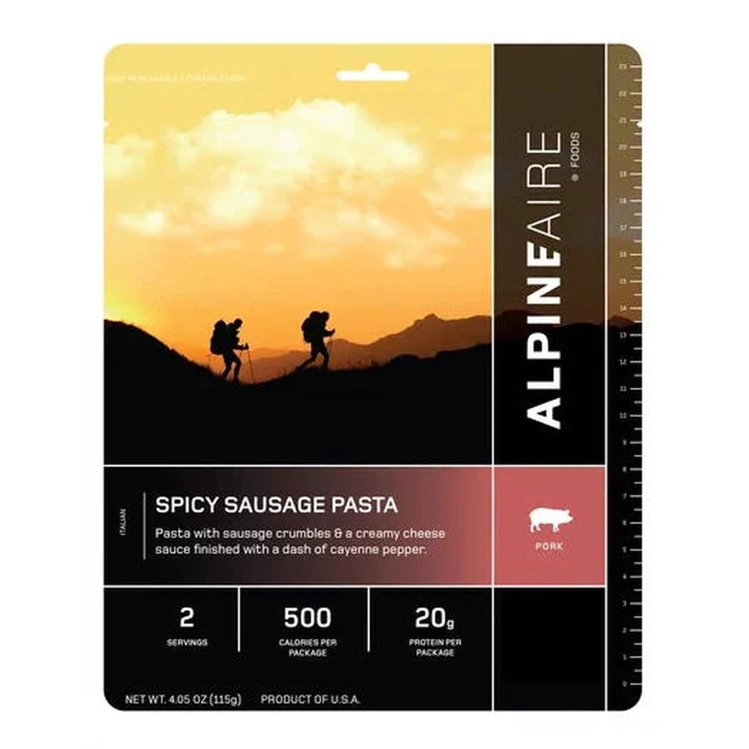 AlpineAire Spicy Sausage Pasta (Pork)-Food - Backpacking-AlpineAire-Appalachian Outfitters