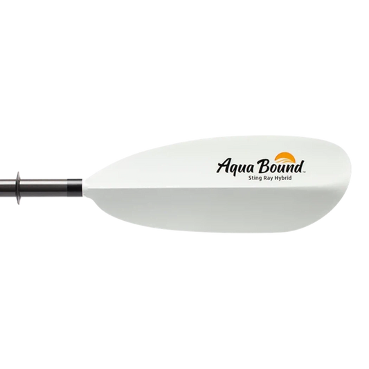 Aqua Bound Sting Ray Hybrid 2-Piece Posi-Lok™ Kayak Paddle-Paddle Sports - Paddles-Aqua Bound-White-230-Appalachian Outfitters