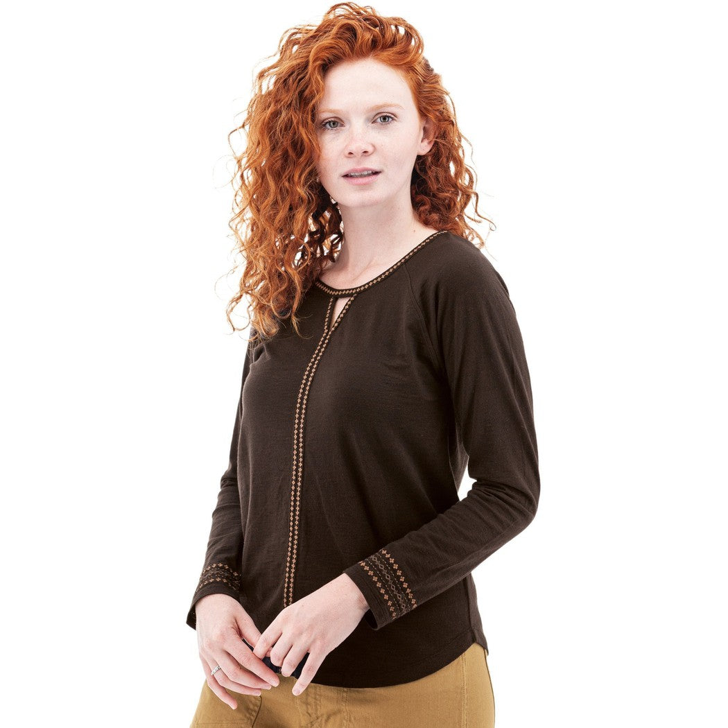 Aventura Women's Rafferty Top-Women's - Clothing - Tops-Aventura-Black Coffee-S-Appalachian Outfitters