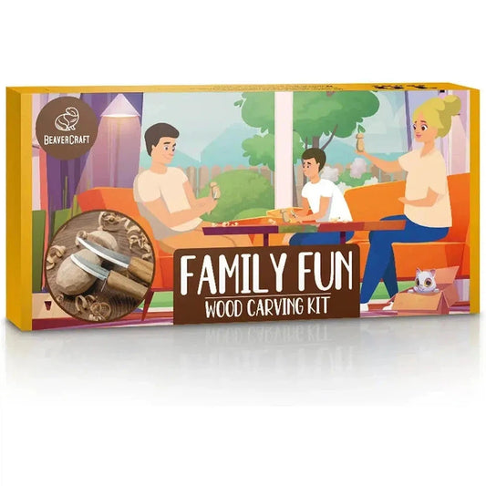 Beavercraft Family Fun Wood Carving Kit-Camping - Accessories - Knives-Beavercraft-Appalachian Outfitters