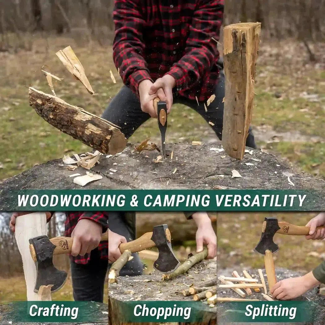 Beavercraft Woodcraft Bushcraft Splitting Hatchet-Camping - Accessories - Axes-Beavercraft-Appalachian Outfitters