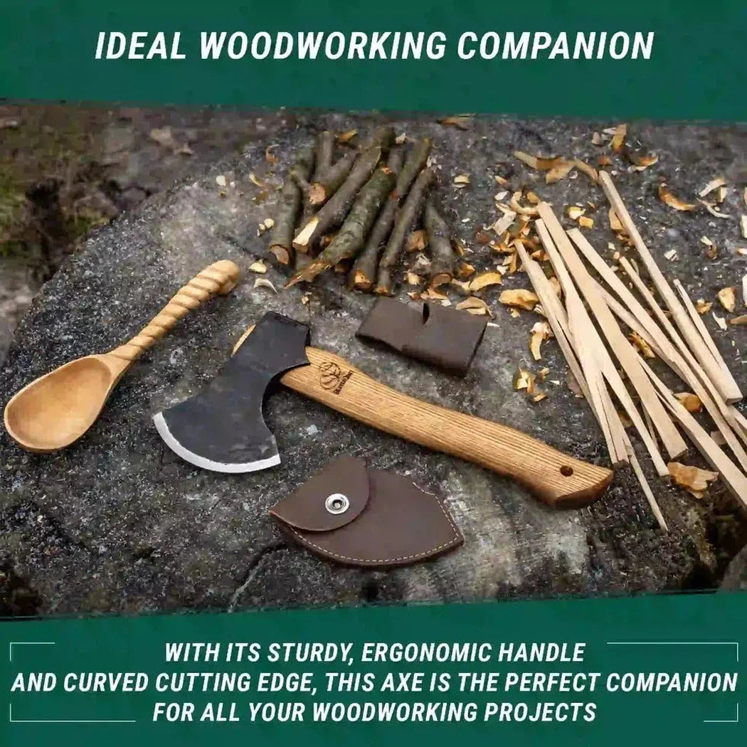 Beavercraft Woodcraft Bushcraft Splitting Hatchet-Camping - Accessories - Axes-Beavercraft-Appalachian Outfitters