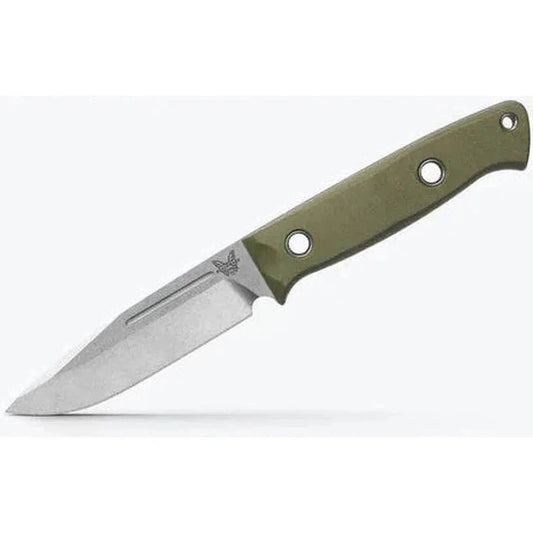 Benchmade Bushcrafter | OD Green G10 | Drop-Point-Camping - Accessories - Knives-Benchmade-Appalachian Outfitters