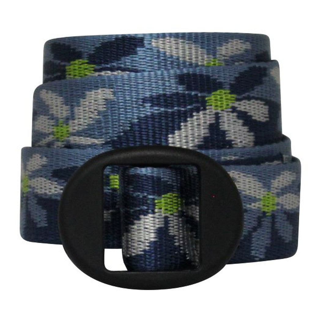 Bison 25mm Ellipse Pattern Belt-Accessories - Belts-Bison-Water Lily Blue-M-Appalachian Outfitters