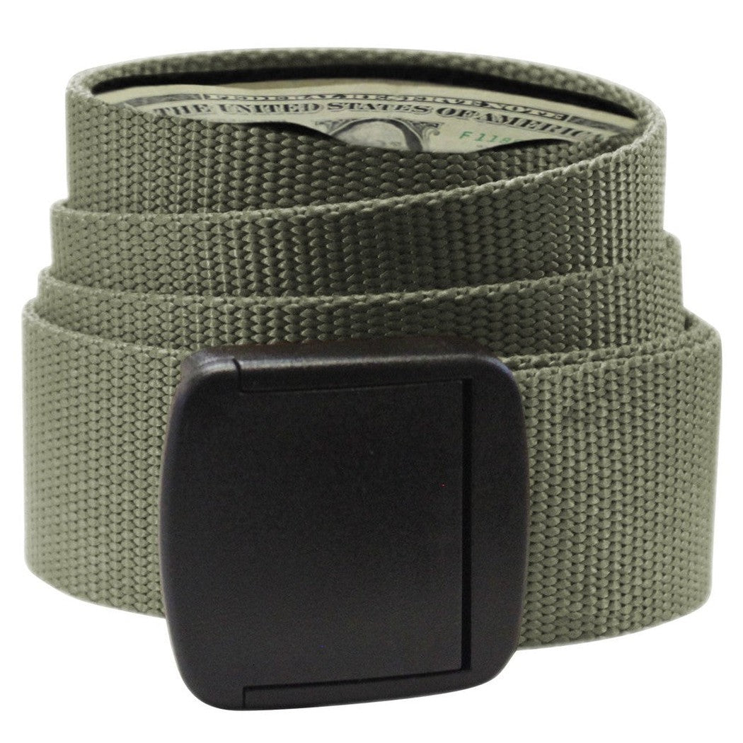 Bison 38mm T-Lock Money Belt-Accessories - Belts-Bison-Olive-M-Appalachian Outfitters