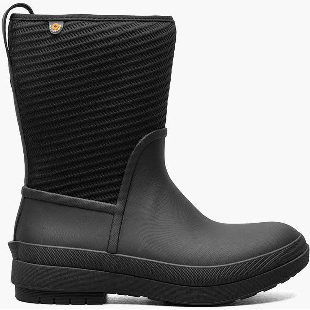 Bogs Footwear Women's Crandall II Mid Zip-Women's - Footwear - Boots-Bogs Footwear-Black-7-Appalachian Outfitters