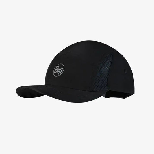 Buff 5 Panel Go Cap Solid Black-Accessories - Bandanas-Buff-Black-S/M-Appalachian Outfitters