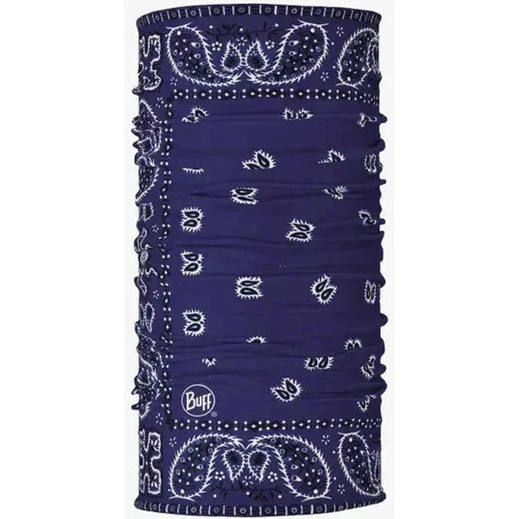 Buff CoolNet UV Santana - Navy-Accessories - Bandanas-Buff-Santana Navy-Appalachian Outfitters