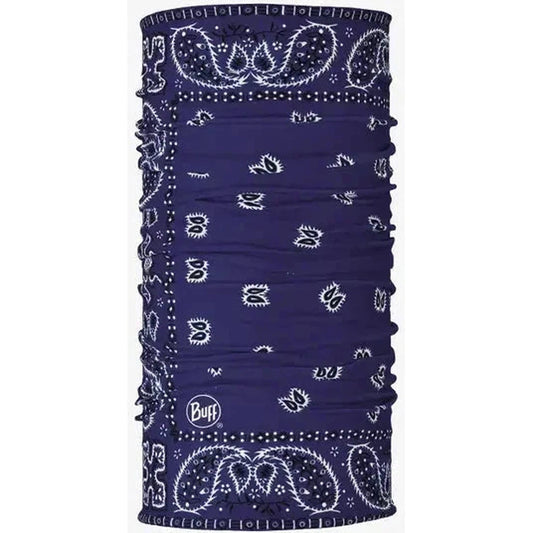 Buff CoolNet UV Santana - Navy-Accessories - Bandanas-Buff-Santana Navy-Appalachian Outfitters