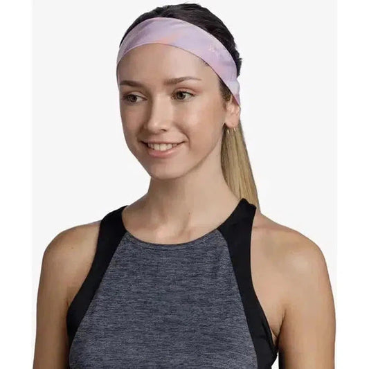 Buff CoolNet UV Slim Headband - Shan E Orchid-Accessories - Bandanas-Buff-Shan E Orchid-Appalachian Outfitters