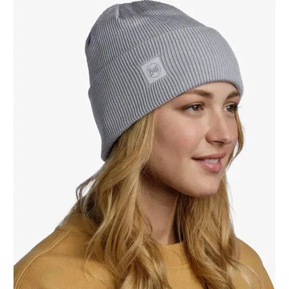 Buff CrossKnit Beanie Solid-Accessories - Hats - Unisex-Buff-Light Grey-Appalachian Outfitters