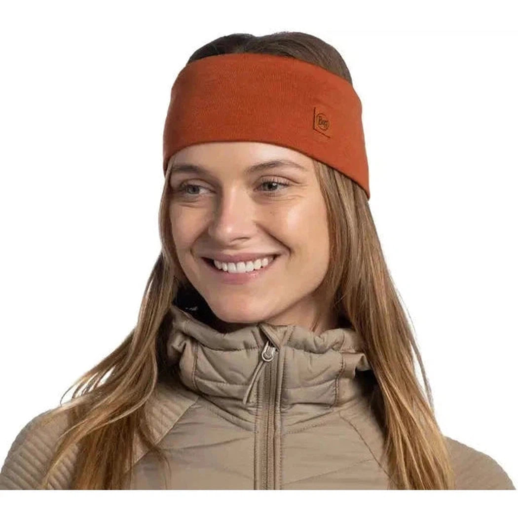 Buff Merino Wide Headband Solid-Accessories - Bandanas-Buff-Cinnamon-Appalachian Outfitters