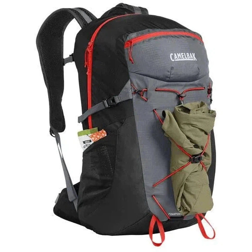 CamelBak Fourteener 26 3L-Camping - Backpacks - Hydration Packs-CamelBak-Graphite/Red Poppy-Appalachian Outfitters