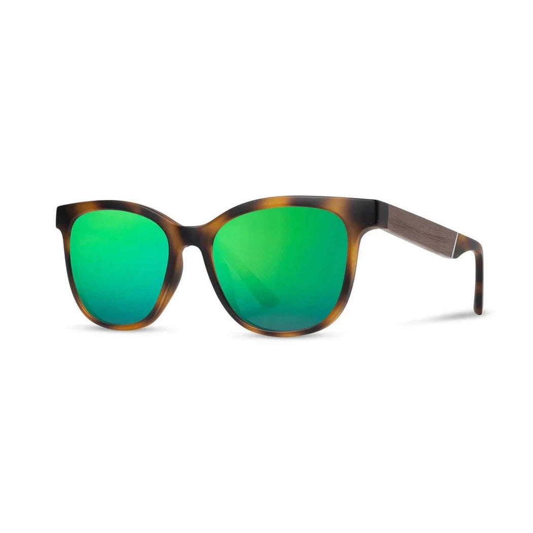 Camp Eyewear Cove-Accessories - Sunglasses-Camp Eyewear-Matte Tortoise // Walnut-HD Plus Polarized Green Flash-Appalachian Outfitters