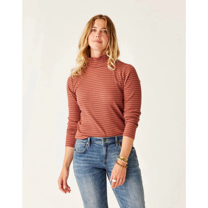 Carve Designs Women's Denise Turtleneck-Women's - Clothing - Tops-Carve Designs-Penny Mini Breton-S-Appalachian Outfitters