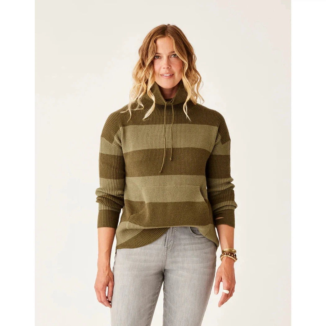 Carve Designs Women's Rockvale Sweater-Women's - Clothing - Tops-Carve Designs-Lt. Fir Stripe-S-Appalachian Outfitters