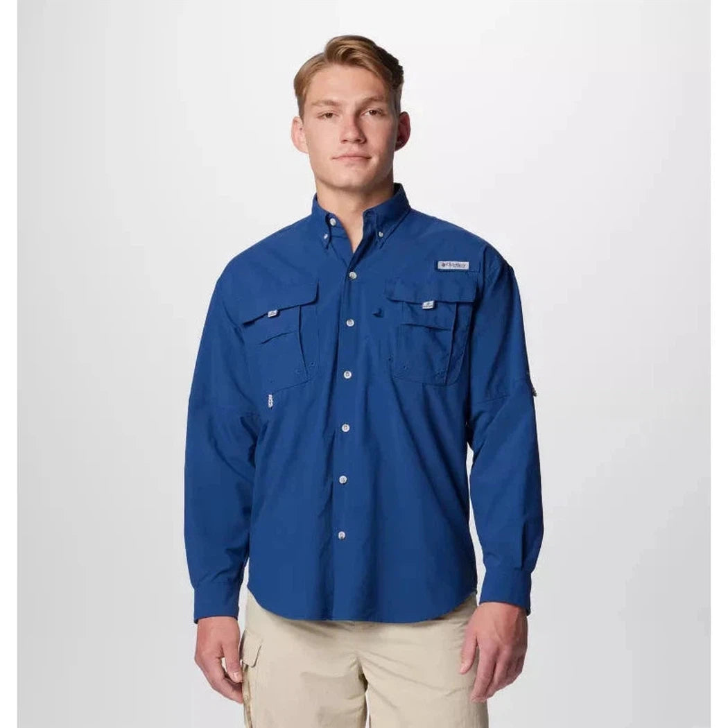 Columbia Sportswear Men's PFG Bahama II Long Sleeve Shirt-Men's - Clothing - Tops-Columbia Sportswear-Carbon-M-Appalachian Outfitters