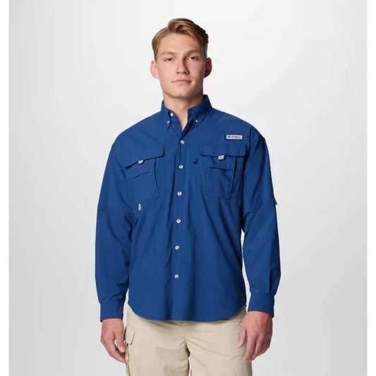 Columbia Sportswear Men's PFG Bahama II Long Sleeve Shirt-Men's - Clothing - Tops-Columbia Sportswear-Carbon-M-Appalachian Outfitters