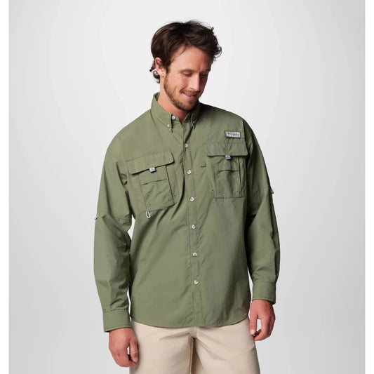 Columbia Sportswear Men's PFG Bahama II Long Sleeve Shirt-Men's - Clothing - Tops-Columbia Sportswear-Cypress-M-Appalachian Outfitters