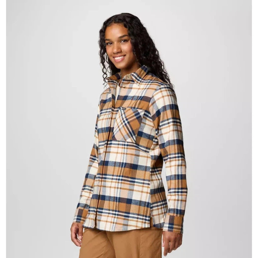 Columbia Sportswear Women's Calico Basin Flannel Long Sleeve Shirt-Women's - Clothing - Tops-Columbia Sportswear-Appalachian Outfitters