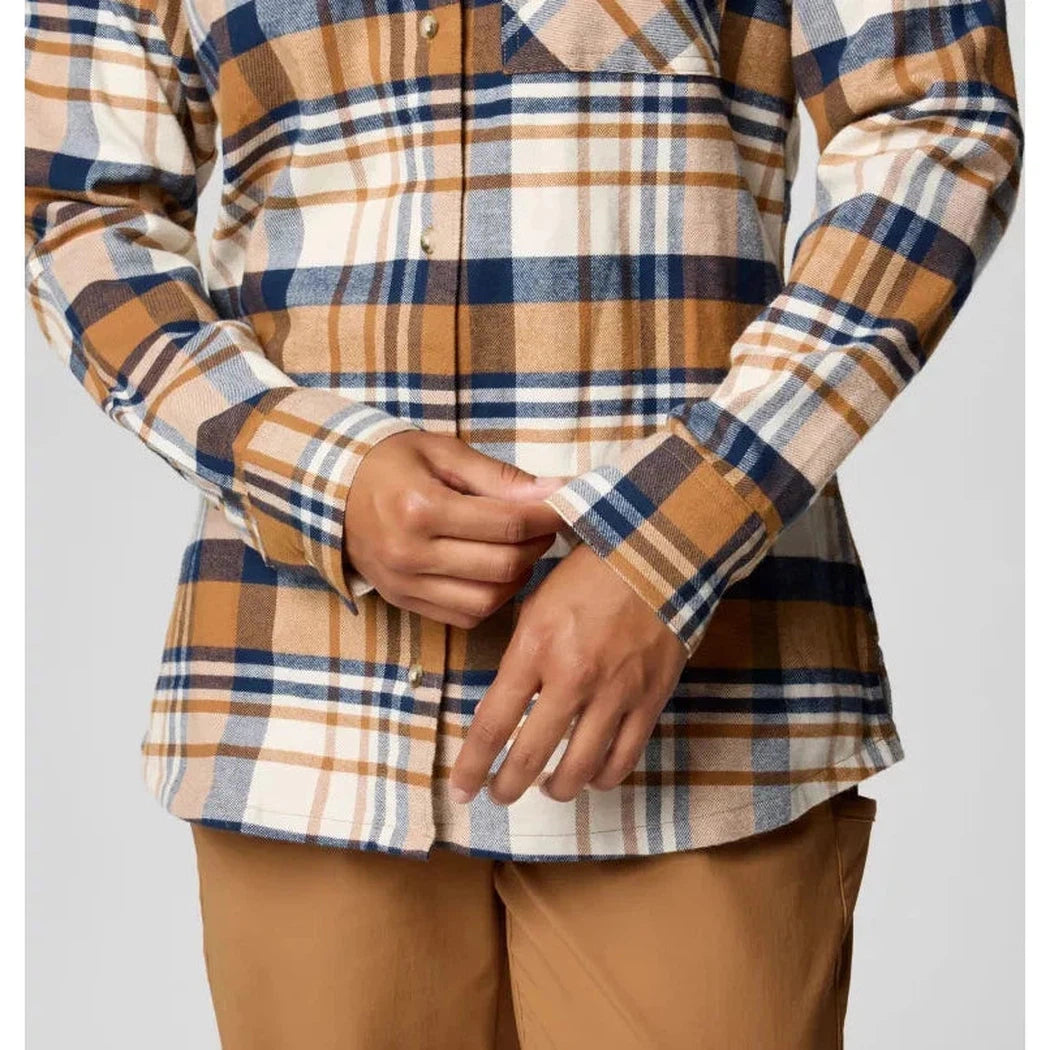 Columbia Sportswear Women's Calico Basin Flannel Long Sleeve Shirt-Women's - Clothing - Tops-Columbia Sportswear-Appalachian Outfitters