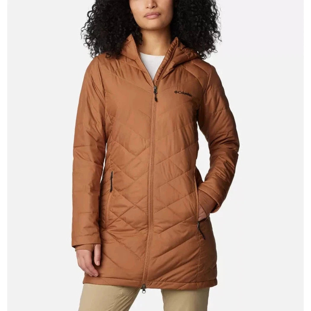 Columbia Sportswear Women's Heavenly Long Hooded Jacket-Women's - Clothing - Jackets & Vests-Columbia Sportswear-Camel Brown-S-Appalachian Outfitters