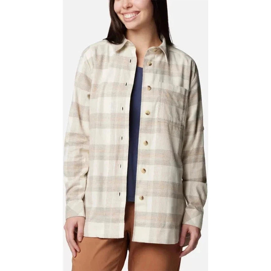 Columbia Sportswear Women's Holly Hideaway Flannel Shirt-Women's - Clothing - Tops-Columbia Sportswear-Appalachian Outfitters