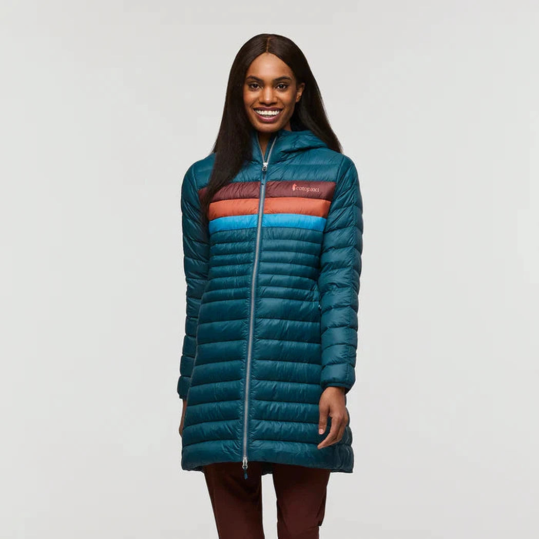 Cotopaxi Women's Fuego Down Parka-Women's - Clothing - Jackets & Vests-Cotopaxi-Abyss Stripes-S-Appalachian Outfitters