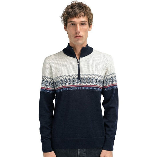 Dale Of Norway Men's Hovden Sweater-Men's - Clothing - Tops-Dale Of Norway-Navy Blueshadow Indigo-M-Appalachian Outfitters