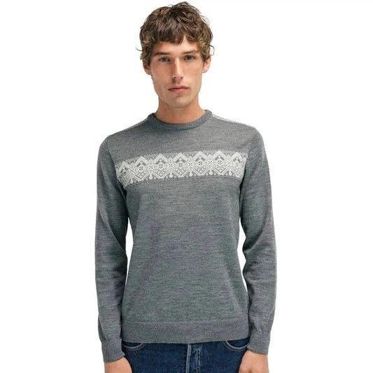 Dale Of Norway Men's Stenberg Sweater-Men's - Clothing - Tops-Dale Of Norway-Smoke Offwhite Charcoal-M-Appalachian Outfitters