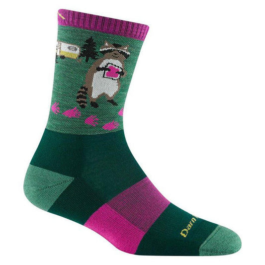 Women's Critter Club Micro Crew Lightweight with Cushion-Accessories - Socks - Women's-Darn Tough-Moss-S-Appalachian Outfitters