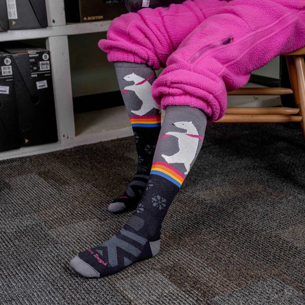 Darn Tough Women's Thermolite Due North Over-the-Calf Midweight Ski & Snowboard Sock-Accessories - Socks - Women's-Darn Tough-Appalachian Outfitters