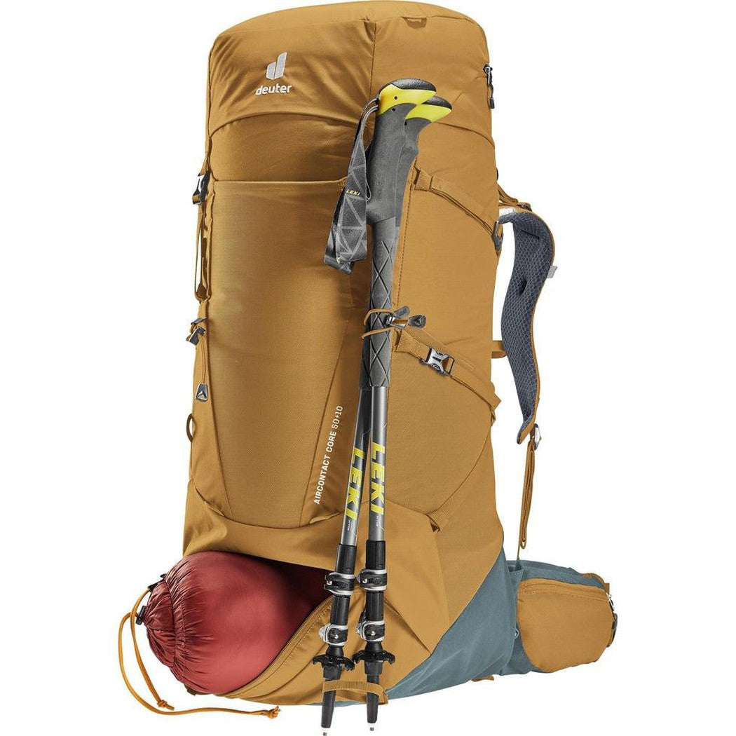 Aircontact Core 50 + 10-Camping - Backpacks - Backpacking-Deuter-Almond Teal-Appalachian Outfitters