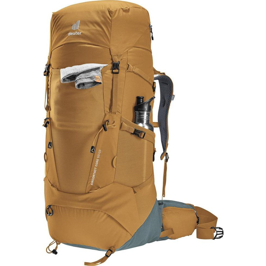 Aircontact Core 50 + 10-Camping - Backpacks - Backpacking-Deuter-Almond Teal-Appalachian Outfitters