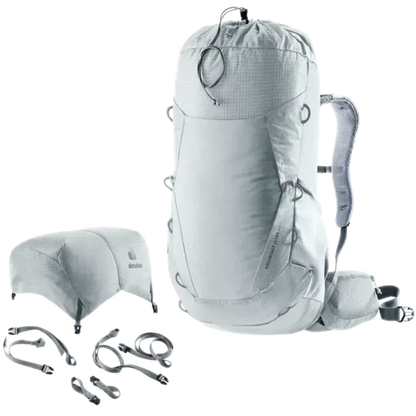 Deuter Aircontact Ultra 40+5-Camping - Backpacks - Backpacking-Deuter-Tin Shale-Appalachian Outfitters