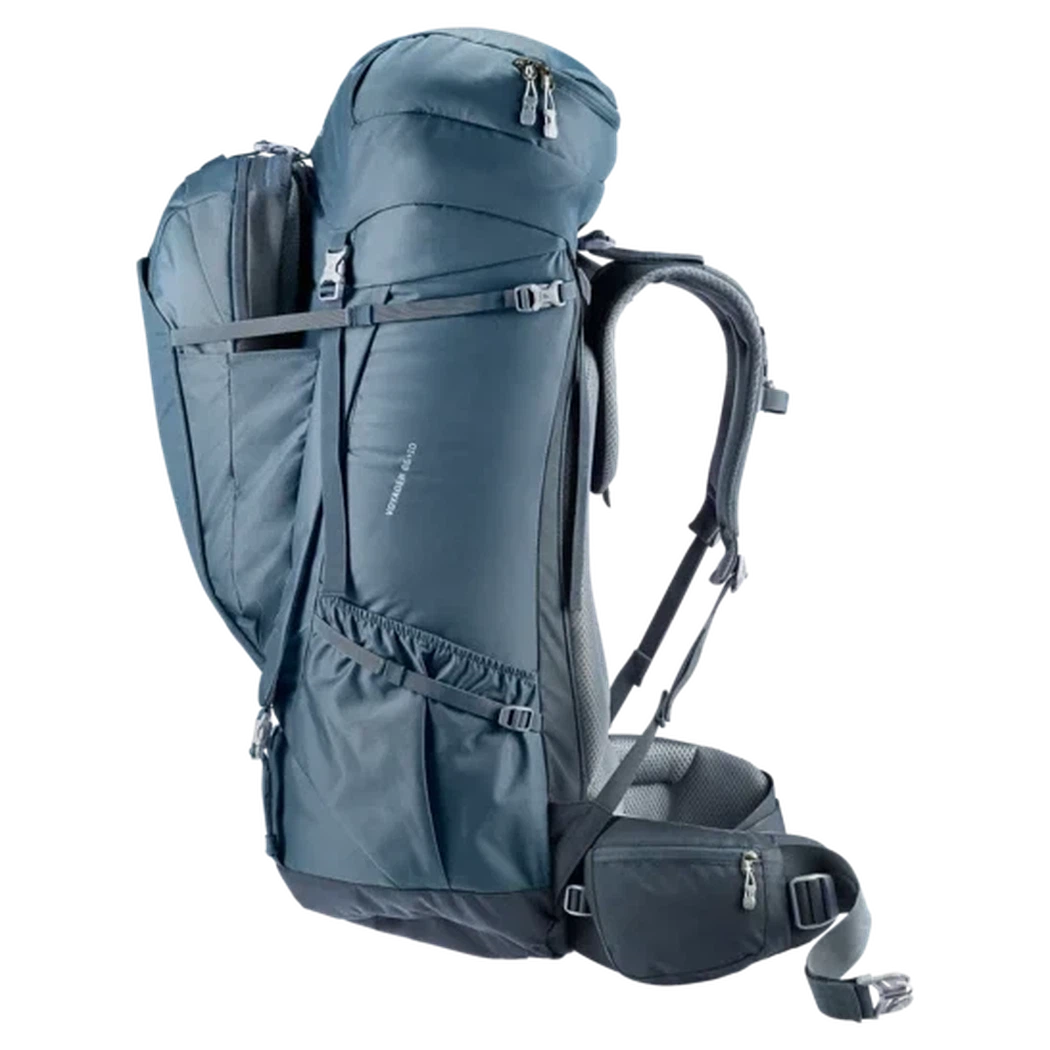 Deuter Voyager 65+10-Camping - Backpacks - Backpacking-Deuter-Atlantic Ink-Appalachian Outfitters