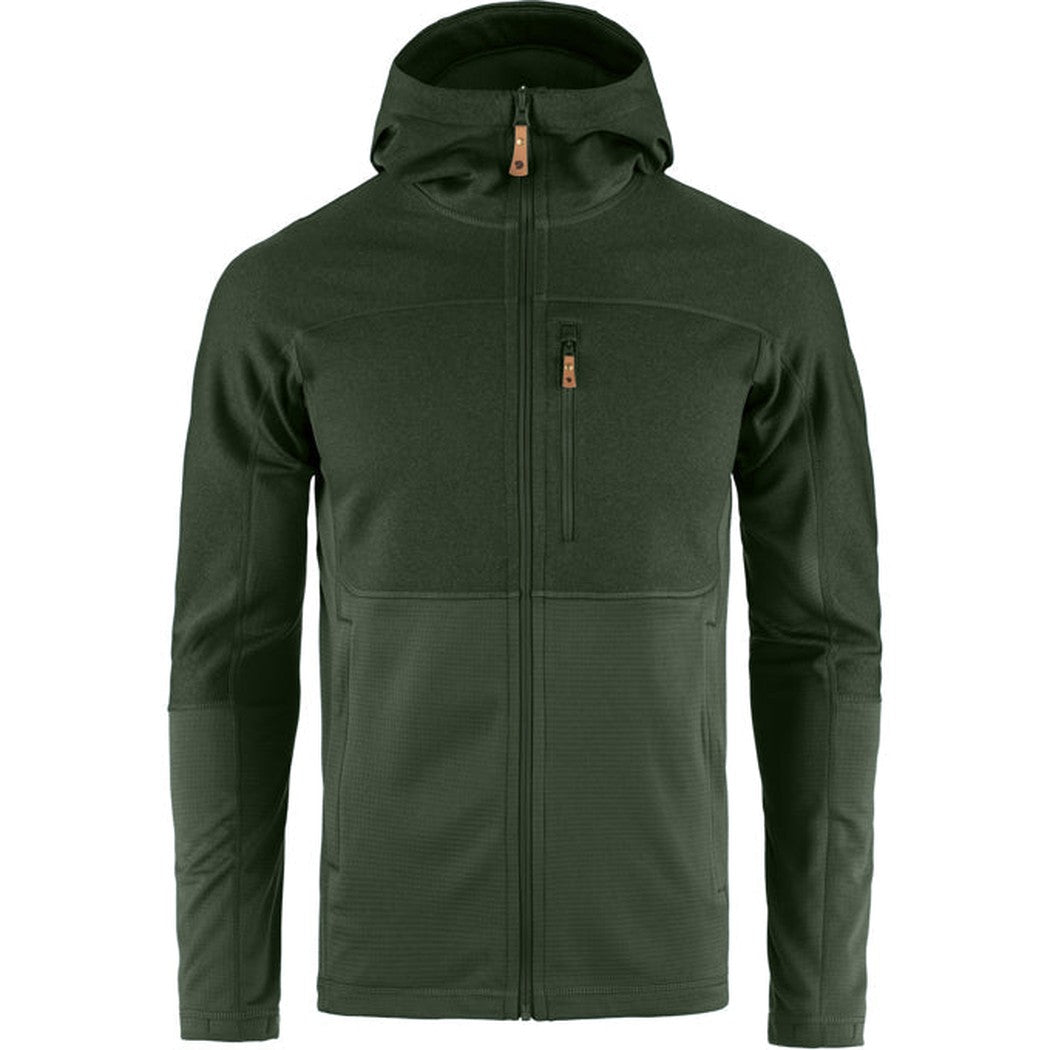 Fjallraven Men's Abisko Trail Fleece-Men's - Clothing - Tops-Fjallraven-Deep Forest-L-Appalachian Outfitters