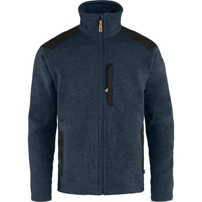 Fjallraven Men's Buck Fleece-Men's - Clothing - Jackets & Vests-Fjallraven-Dark Navy-M-Appalachian Outfitters