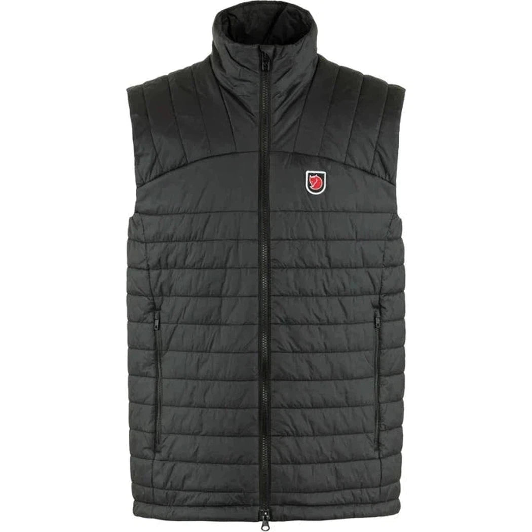 Fjallraven Men's Expedition X-Lätt Vest-Men's - Clothing - Jackets & Vests-Fjallraven-Black-M-Appalachian Outfitters