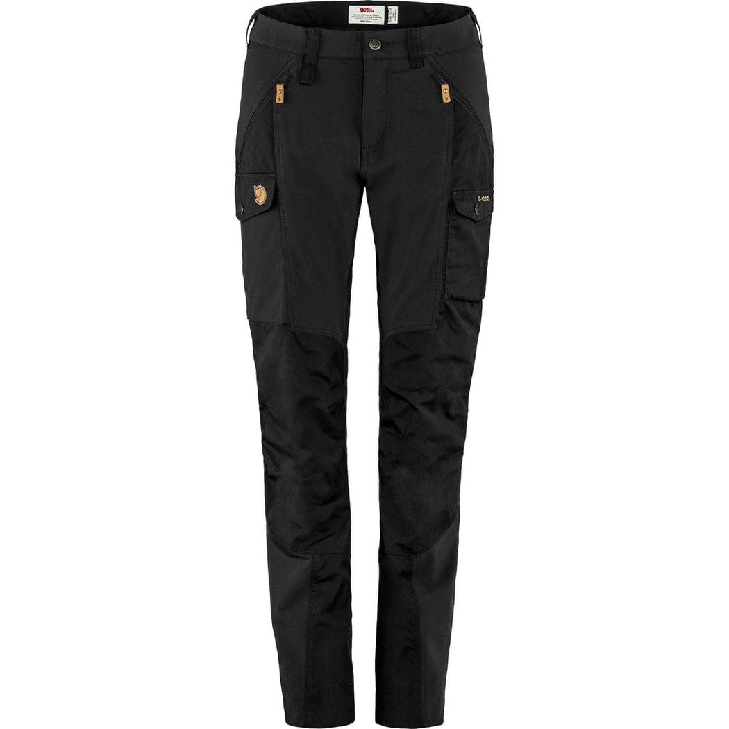 Women's Nikka Trousers Curved-Women's - Clothing - Bottoms-Fjallraven-Black-36-Appalachian Outfitters