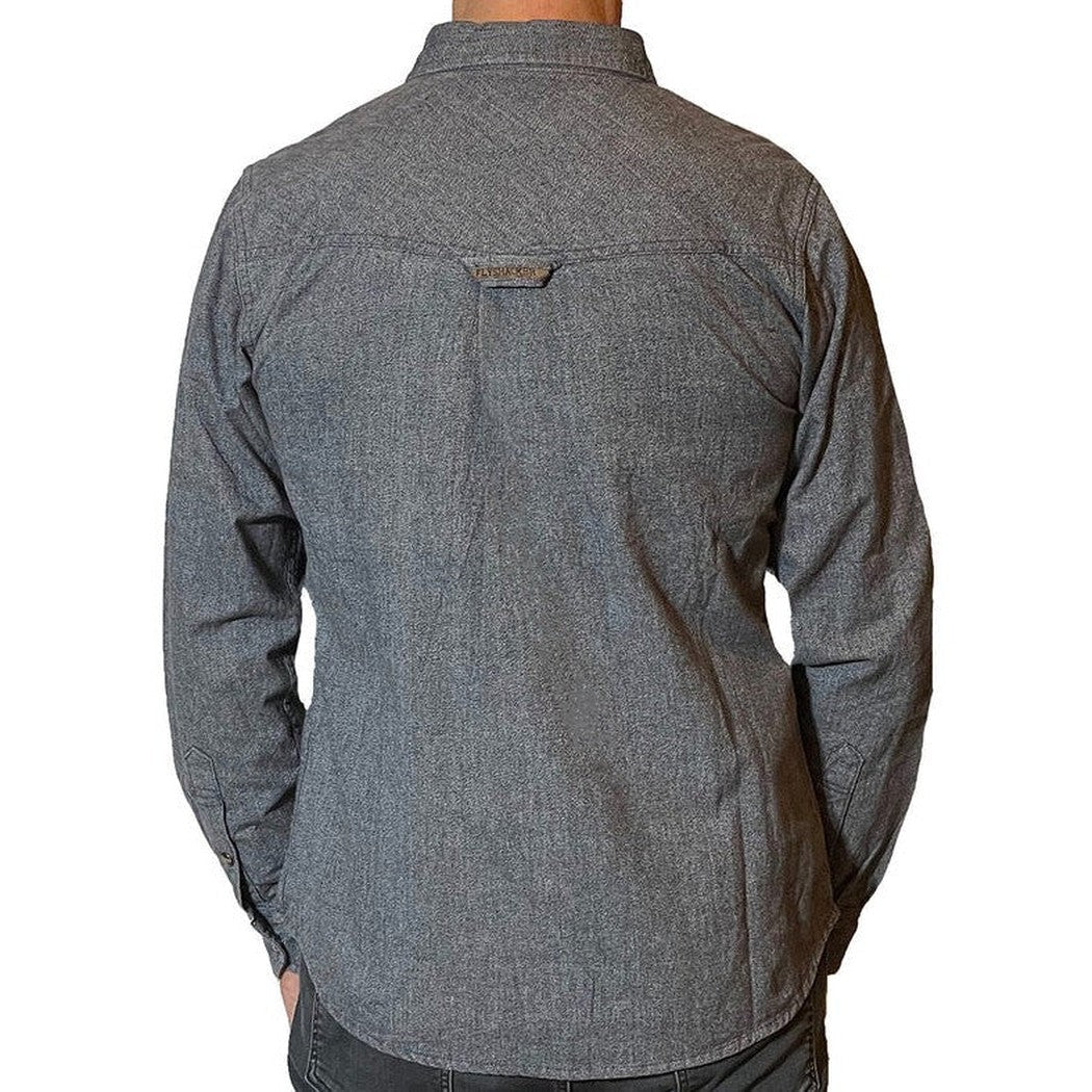 Flyshacker Men's Shenandoah Solid Grindle Shirt-Men's - Clothing - Tops-Flyshacker-Appalachian Outfitters