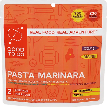 Good To-Go Pasta Marinara - Double Serving-Food - Backpacking-Good To-Go-Appalachian Outfitters