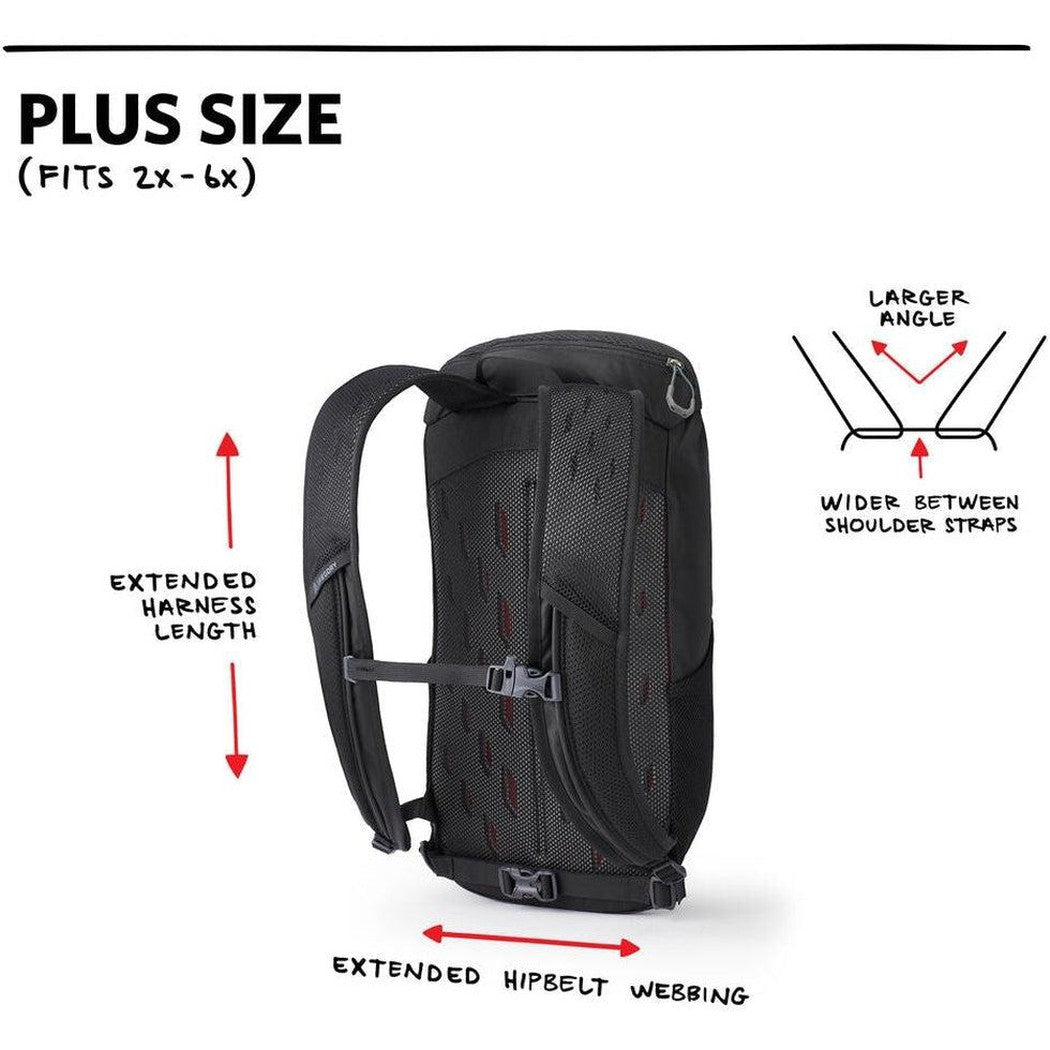 Nano 16 Plus-Travel - Bags-Gregory-Obsidian Black-Appalachian Outfitters